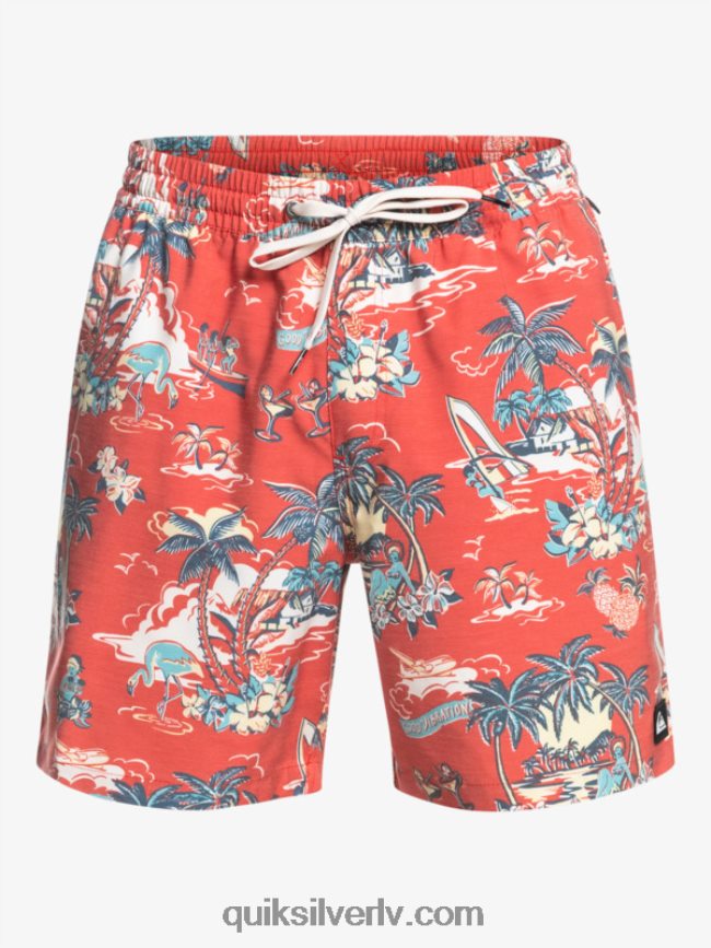 vīriešiem Quiksilver hotel paradiso 17 zalves hotel paradiso - aurora red 88064R1766
