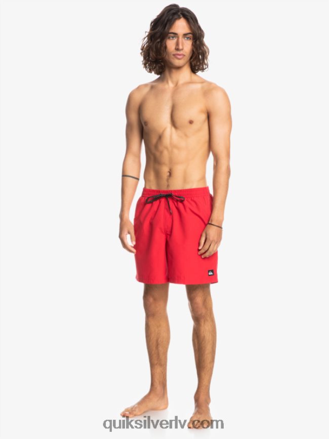 vīriešiem Quiksilver ikdienā 17 zalves augsta riska sarkans 88064R618