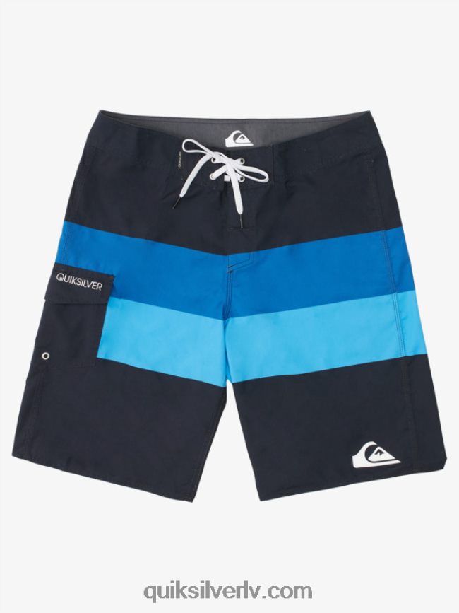 vīriešiem Quiksilver ikdienā 21 dēļu šorti melnā amazon 21 svītra 88064R1541