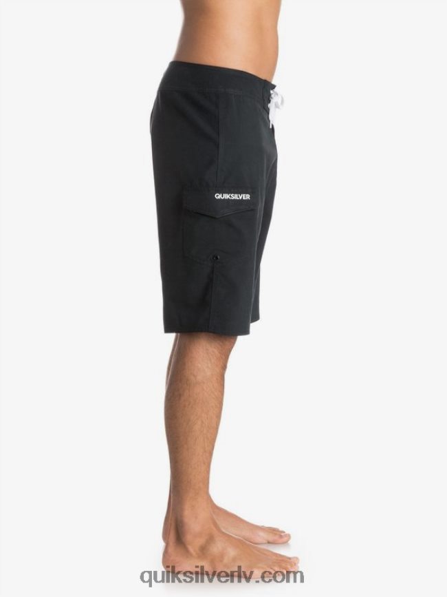 vīriešiem Quiksilver ikdienā 21 dēļu šorti melns 88064R1536