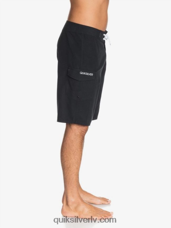 vīriešiem Quiksilver ikdienā 21 dēļu šorti melns 88064R1536