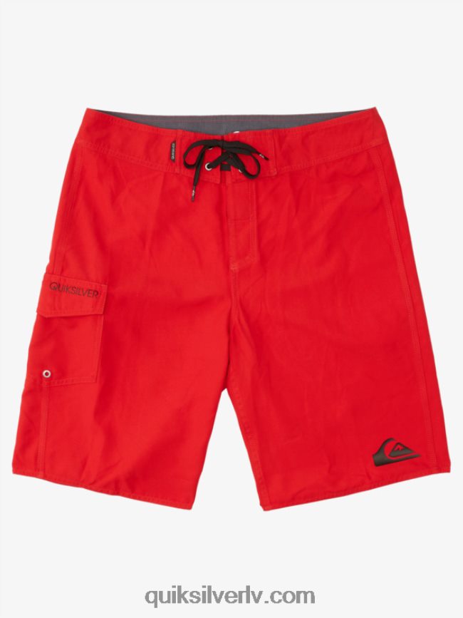 vīriešiem Quiksilver ikdienā 21 dēļu šorti ātri sarkans 88064R1543