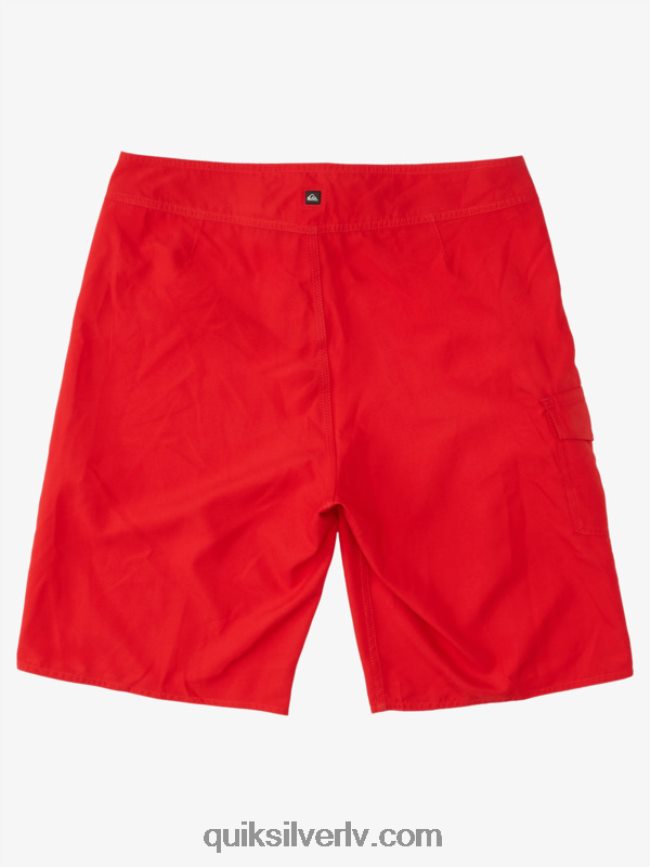 vīriešiem Quiksilver ikdienā 21 dēļu šorti ātri sarkans 88064R1543