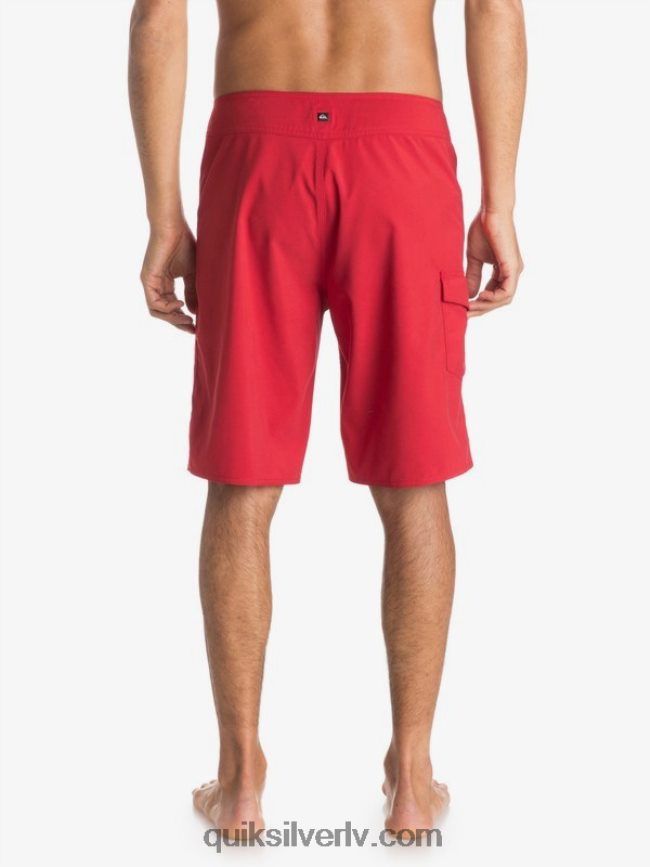 vīriešiem Quiksilver ikdienā 21 dēļu šorti ātri sarkans 88064R1543