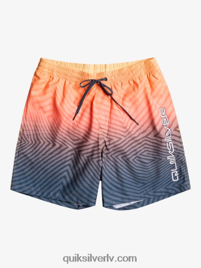 vīriešiem Quiksilver ikdienas deformēts logo 17 zalves pusnakts flote 88064R1179