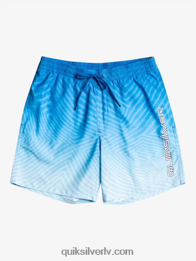 vīriešiem Quiksilver ikdienas deformēts logo 17 zalves snorkel zils 88064R1178