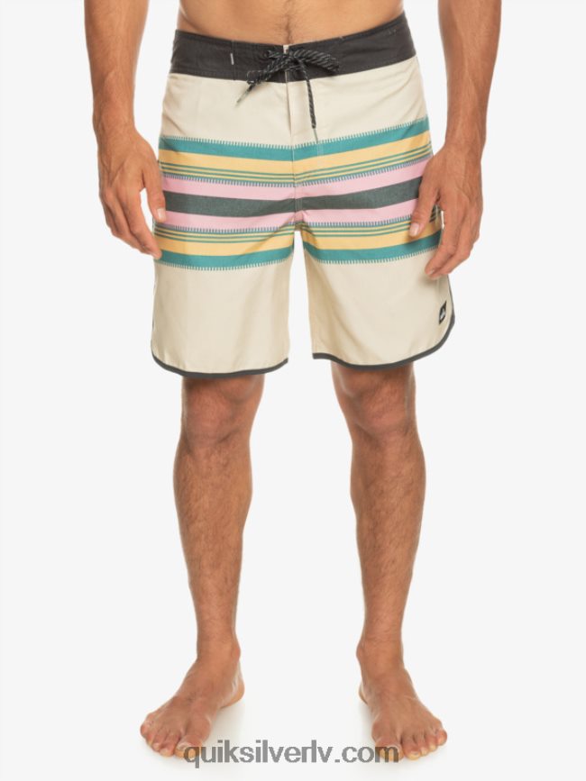vīriešiem Quiksilver ikdienas ķemmīšgliemene 19 dēļu šorti bērzs 88064R767