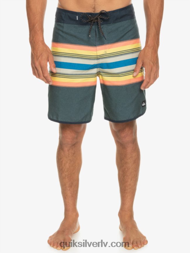 vīriešiem Quiksilver ikdienas ķemmīšgliemene 19 dēļu šorti jūras žakete 88064R768