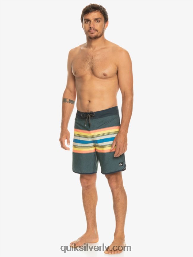 vīriešiem Quiksilver ikdienas ķemmīšgliemene 19 dēļu šorti jūras žakete 88064R768