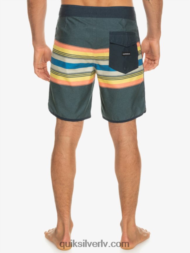 vīriešiem Quiksilver ikdienas ķemmīšgliemene 19 dēļu šorti jūras žakete 88064R768