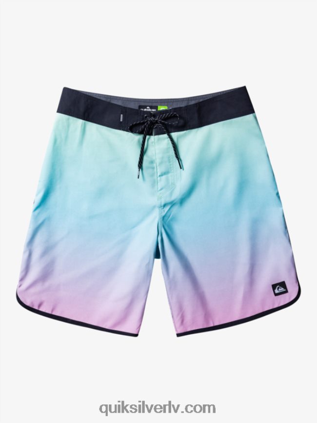 vīriešiem Quiksilver ikdienas ķemmīšgliemene 19 dēļu šorti upe zila 88064R766