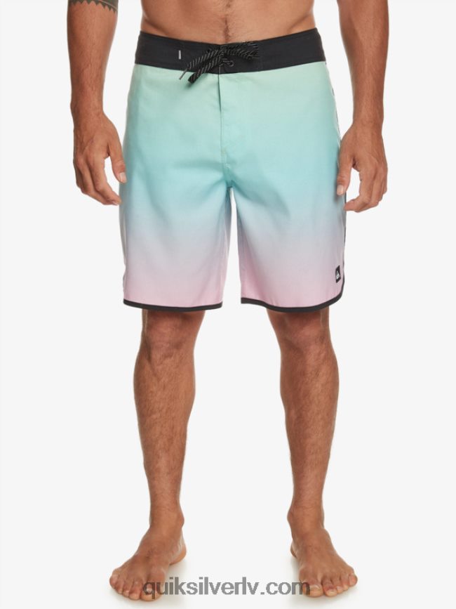 vīriešiem Quiksilver ikdienas ķemmīšgliemene 19 dēļu šorti upe zila 88064R766