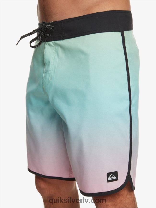 vīriešiem Quiksilver ikdienas ķemmīšgliemene 19 dēļu šorti upe zila 88064R766
