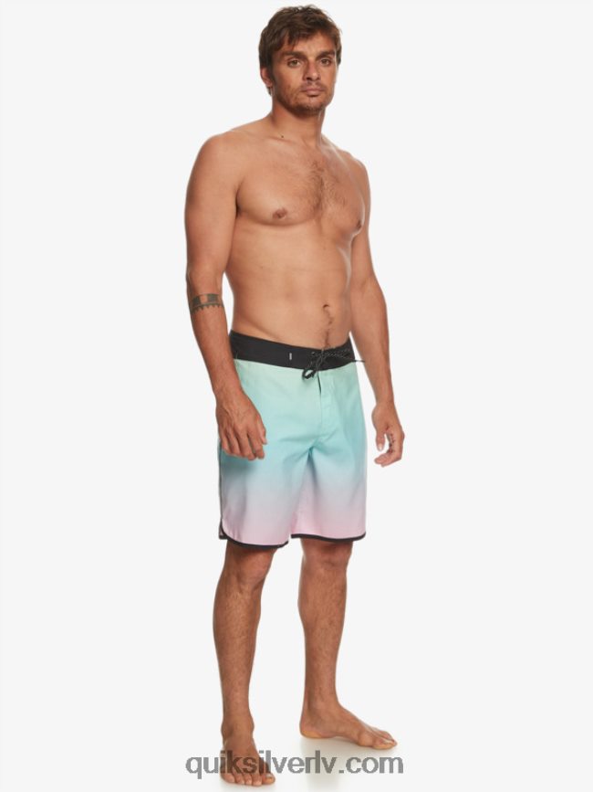 vīriešiem Quiksilver ikdienas ķemmīšgliemene 19 dēļu šorti upe zila 88064R766