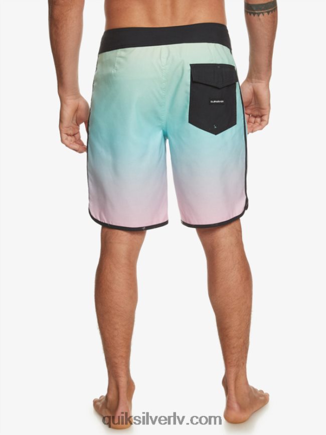 vīriešiem Quiksilver ikdienas ķemmīšgliemene 19 dēļu šorti upe zila 88064R766