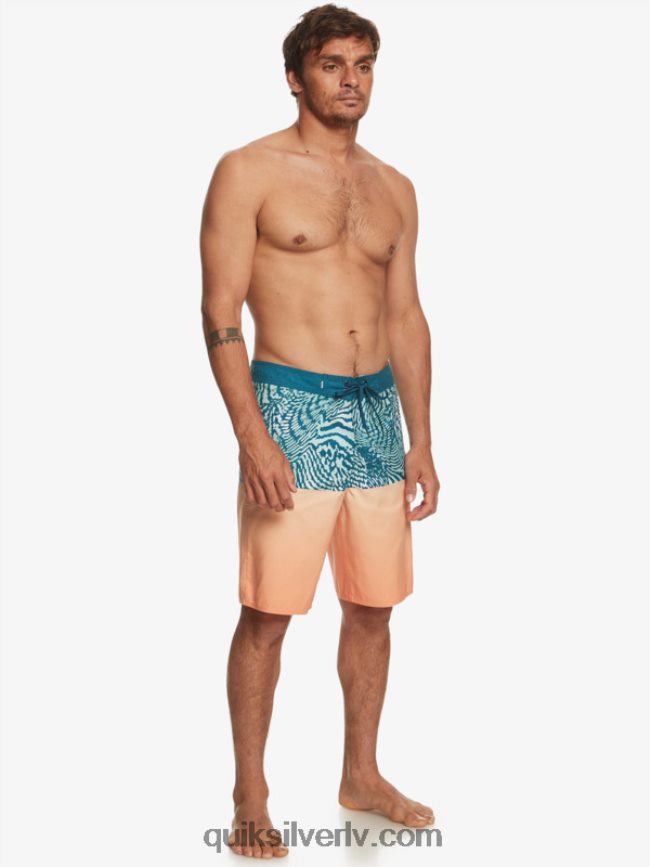 vīriešiem Quiksilver ikdienas iedalījums 20 dēļu šorti marokas zils 88064R668