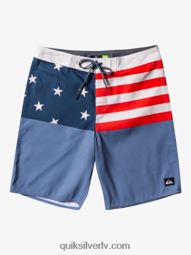 vīriešiem Quiksilver ikdienas iedalījums 20 dēļu šorti pusnakts flote 88064R670