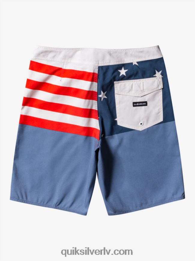 vīriešiem Quiksilver ikdienas iedalījums 20 dēļu šorti pusnakts flote 88064R670