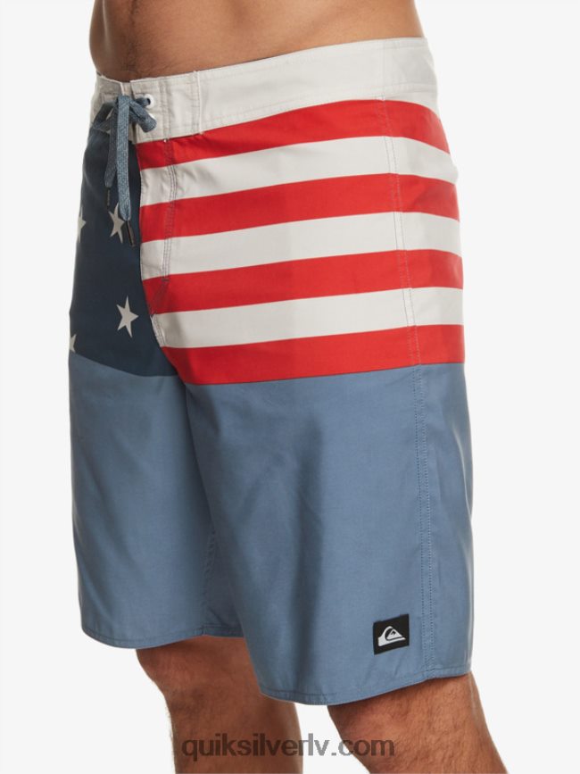 vīriešiem Quiksilver ikdienas iedalījums 20 dēļu šorti pusnakts flote 88064R670