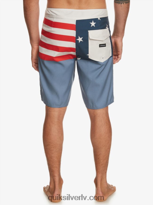 vīriešiem Quiksilver ikdienas iedalījums 20 dēļu šorti pusnakts flote 88064R670