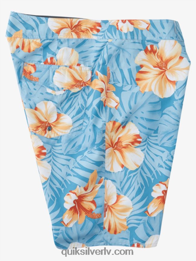 vīriešiem Quiksilver ikdienas klasiski ziedu 20 dēļu šorti jūras osta d ziedu 88064R1684