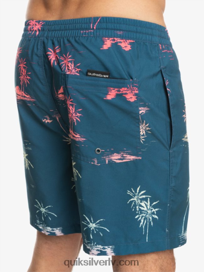 vīriešiem Quiksilver ikdienas mix 17 zalves majolika zila 88064R1465