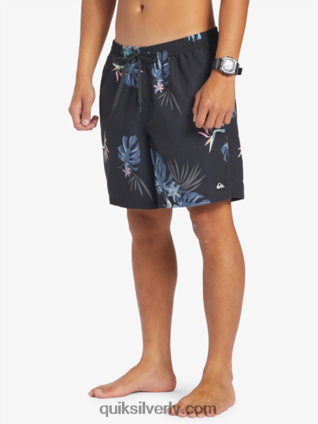 vīriešiem Quiksilver ikdienas mix 17 zalves melns 88064R681