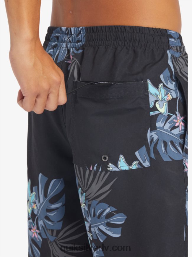 vīriešiem Quiksilver ikdienas mix 17 zalves melns 88064R681