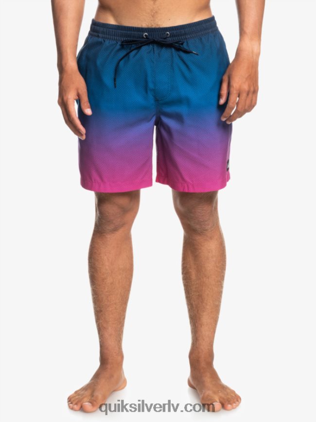 vīriešiem Quiksilver ikdienas pop izbalināt 14 zalves pop fade - jūras žakete 88064R1243