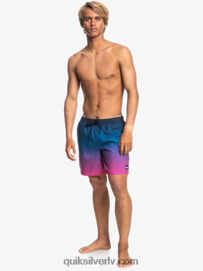vīriešiem Quiksilver ikdienas pop izbalināt 14 zalves pop fade - jūras žakete 88064R1243