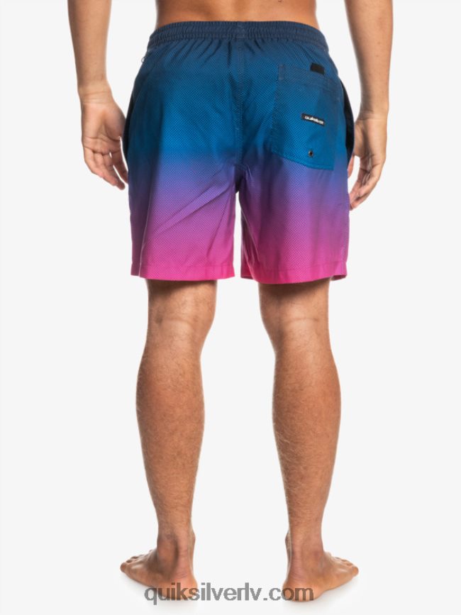 vīriešiem Quiksilver ikdienas pop izbalināt 14 zalves pop fade - jūras žakete 88064R1243