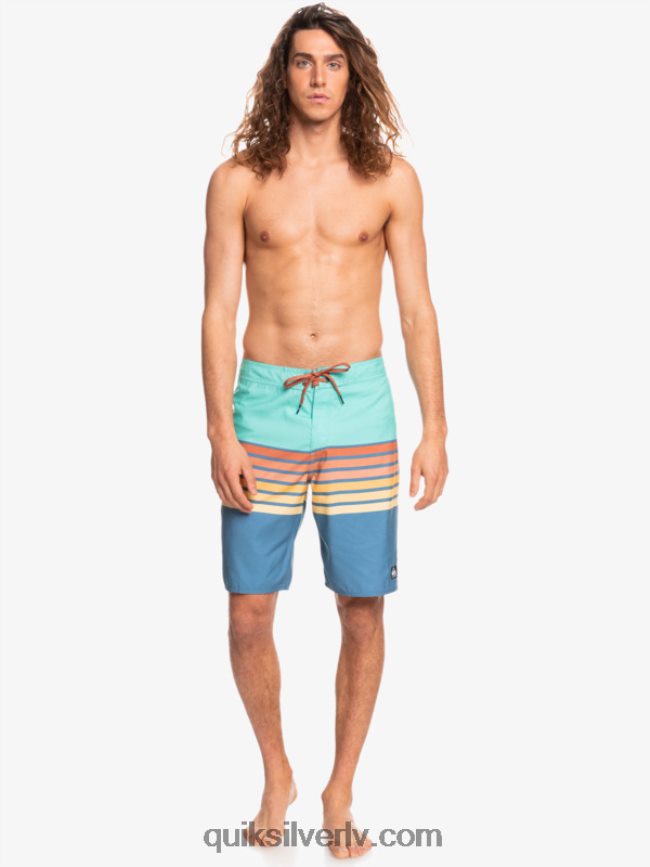 vīriešiem Quiksilver ikdienas uzbriest vīzija 20 pludmales šorti baseins zils 88064R1619