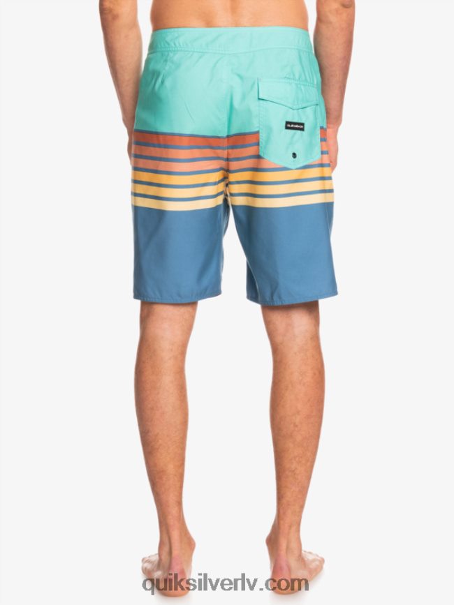 vīriešiem Quiksilver ikdienas uzbriest vīzija 20 pludmales šorti baseins zils 88064R1619