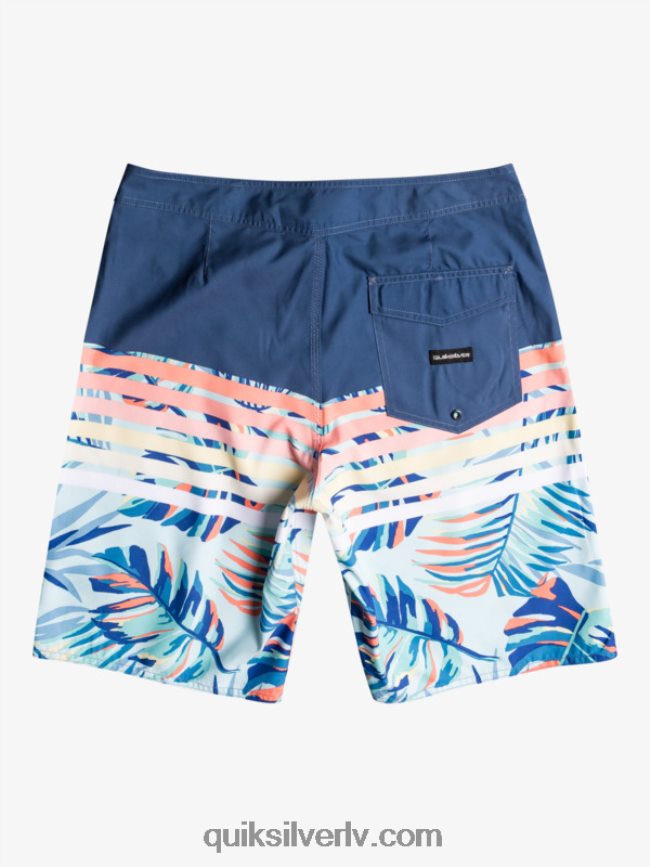vīriešiem Quiksilver ikdienas uzbriest vīzija 20 pludmales šorti zīmotnes zilā krāsā 88064R1616