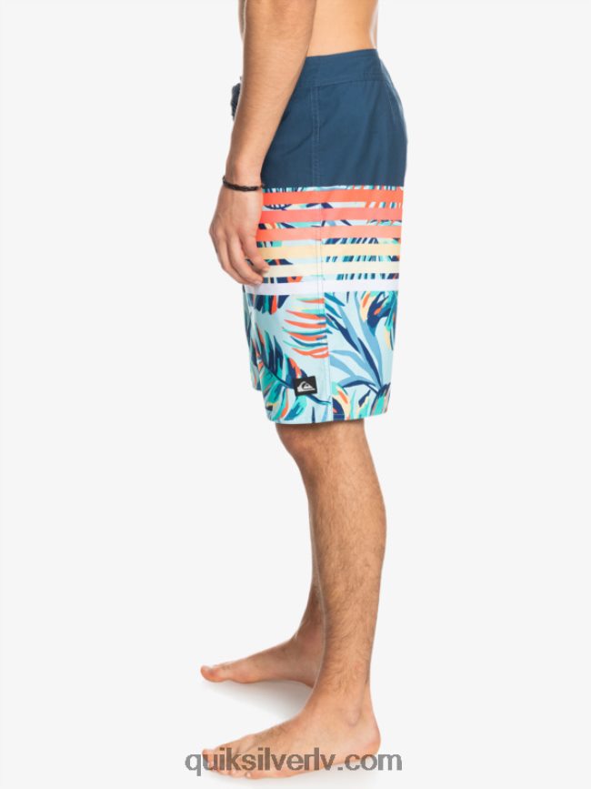 vīriešiem Quiksilver ikdienas uzbriest vīzija 20 pludmales šorti zīmotnes zilā krāsā 88064R1616