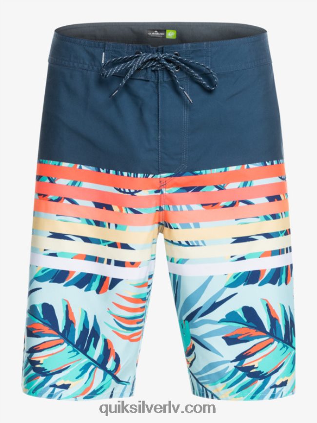 vīriešiem Quiksilver ikdienas uzbriest vīzija 20 pludmales šorti zīmotnes zilā krāsā 88064R1616