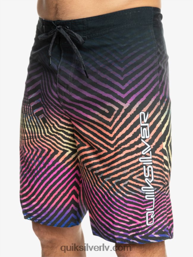 vīriešiem Quiksilver ikdienas velku izbalināt 20 dēļu šorti asfalts 88064R1283