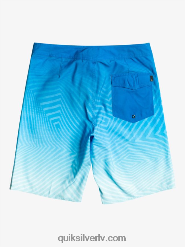 vīriešiem Quiksilver ikdienas velku izbalināt 20 dēļu šorti snorkel zils 88064R1282