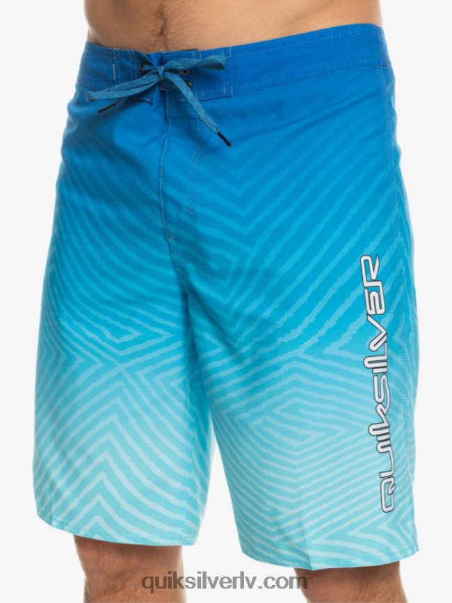 vīriešiem Quiksilver ikdienas velku izbalināt 20 dēļu šorti snorkel zils 88064R1282