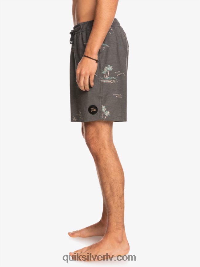 vīriešiem Quiksilver mix gab 17 zalves melns 88064R1779