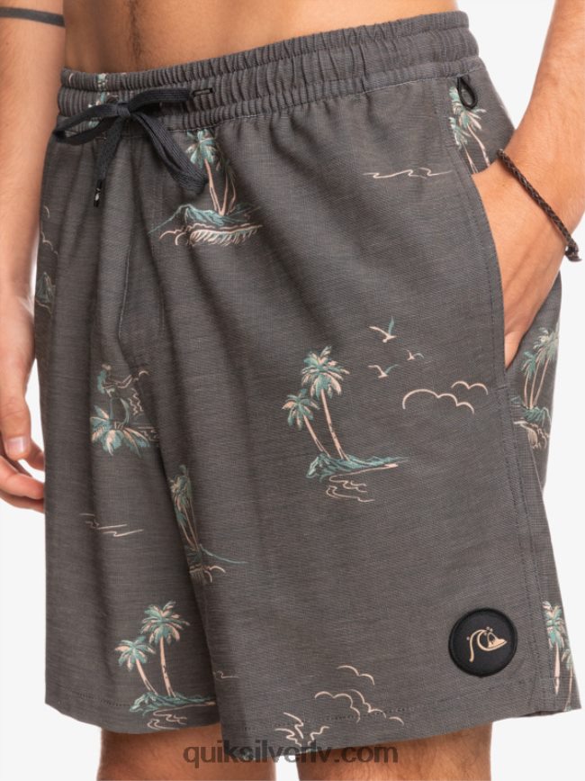 vīriešiem Quiksilver mix gab 17 zalves melns 88064R1779