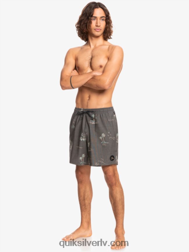 vīriešiem Quiksilver mix gab 17 zalves melns 88064R1779