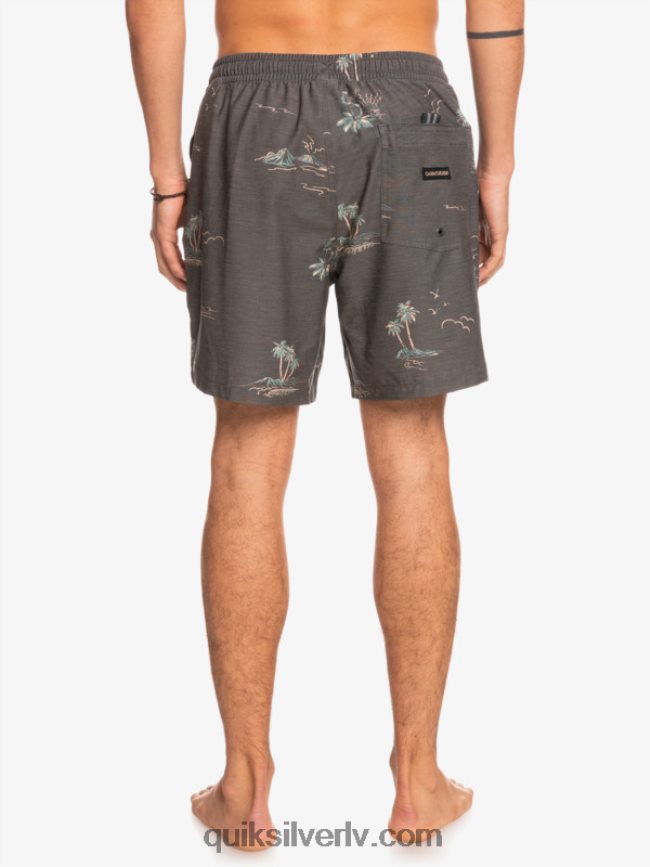 vīriešiem Quiksilver mix gab 17 zalves melns 88064R1779