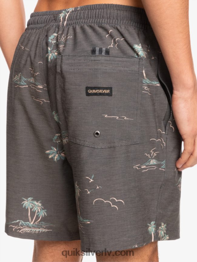 vīriešiem Quiksilver mix gab 17 zalves melns 88064R1779