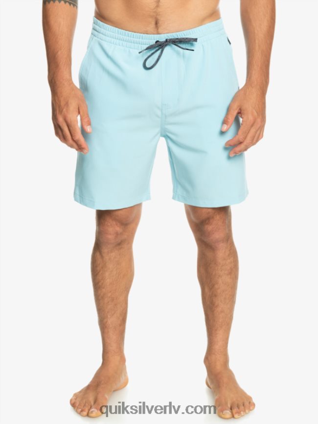 vīriešiem Quiksilver okeāna elastīgie 18 abinieku šorti debesu zils 88064R347