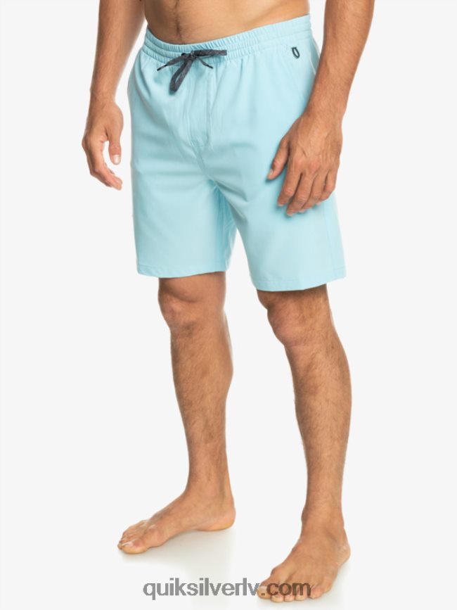 vīriešiem Quiksilver okeāna elastīgie 18 abinieku šorti debesu zils 88064R347