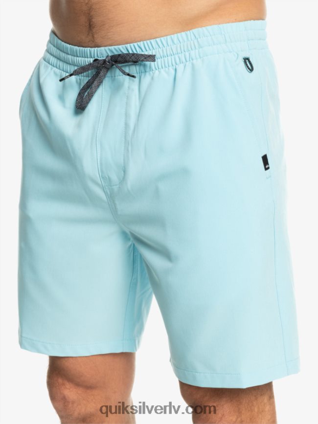 vīriešiem Quiksilver okeāna elastīgie 18 abinieku šorti debesu zils 88064R347