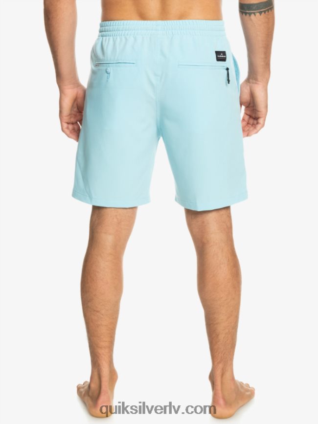 vīriešiem Quiksilver okeāna elastīgie 18 abinieku šorti debesu zils 88064R347
