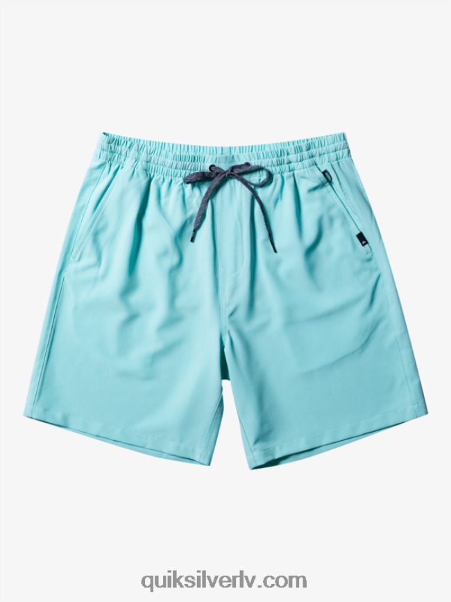 vīriešiem Quiksilver okeāna elastīgie 18 abinieku šorti eņģelis zils 88064R346