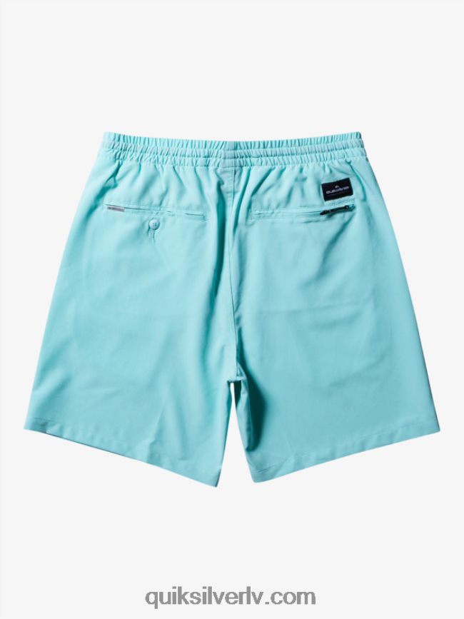 vīriešiem Quiksilver okeāna elastīgie 18 abinieku šorti eņģelis zils 88064R346